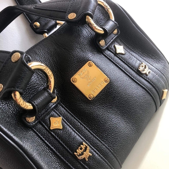 👝SOLD👝MCM mini boston with dustbag - Picture 3 of 9